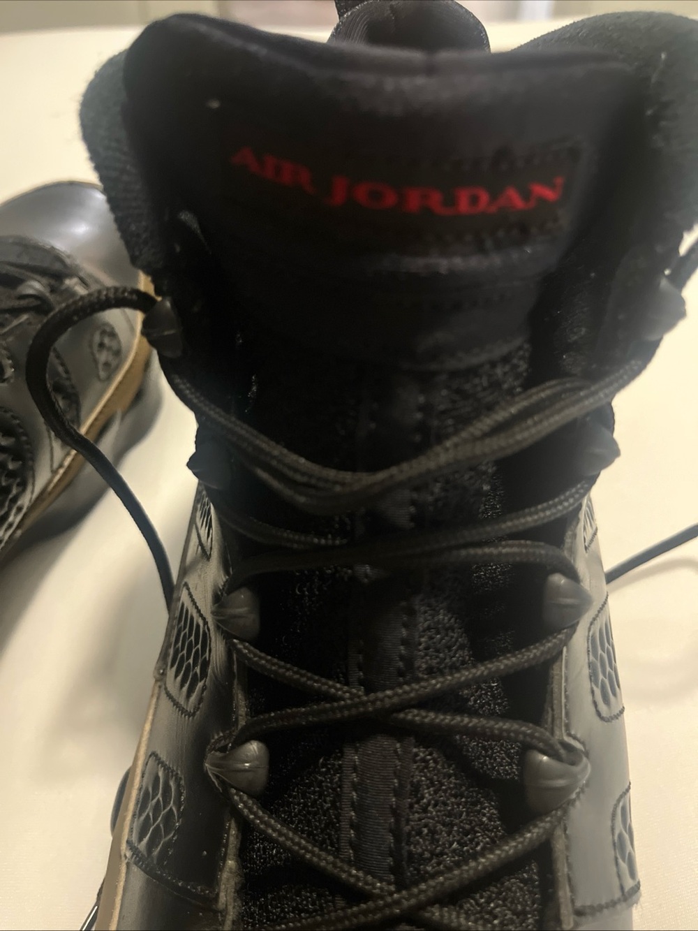 Air Jordan 9 Olive Black Sneakers, Size 14 No Insole (2012 Release) - Picture 6 of 9